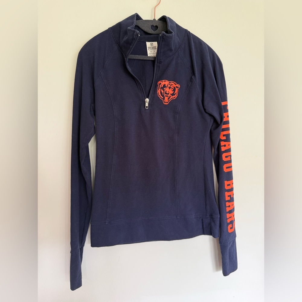 Victoria's Secret Pink Chicago Bears Half Zip